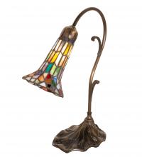 Meyda Tiffany 17866 - 15" High Stained Glass Pond Lily Accent Lamp