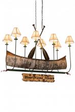 Meyda Tiffany 182904 - 51"L Personalized Canoe 8 LT Chandelier