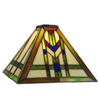 Meyda Tiffany 19426 - 10" Square Prairie Wheat Shade