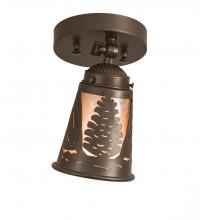 Meyda Tiffany 197918 - 5-10.75" Wide Pinecone Swing Arm Flushmount