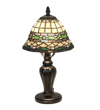 Meyda Tiffany 198767 - 15" High Tiffany Roman Mini Lamp