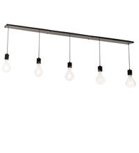 Meyda Tiffany 201061 - 102" Long Alva 5 Light Oblong Pendant