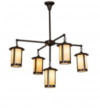 Meyda Tiffany 245693 - 42" Wide Fulton Prime 5 Light Chandelier