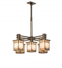 Meyda Tiffany 247250 - 36" Wide Roylance 5 Light Chandelier