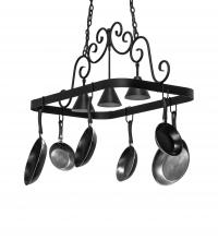 Meyda Tiffany 247727 - 46" Long Elana 3 Light Pot Rack