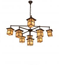 Meyda Tiffany 247801 - 50" Wide Hyde Park "T" Mission 9 Light Chandelier