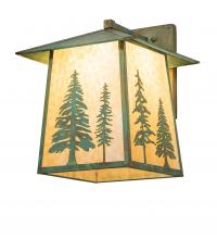 Meyda Tiffany 247829 - 16" Wide Stillwater Tall Pines Wall Sconce