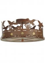 Meyda Tiffany 254833 - 16" Wide Ducks in Flight Flushmount