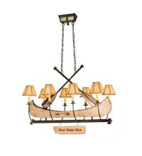 Meyda Tiffany 26965 - 48"L Personalized Canoe 8 LT Chandelier