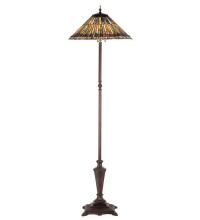 Meyda Tiffany 27561 - 64" High Tiffany Jeweled Peacock Floor Lamp