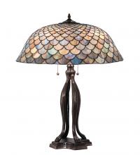 Meyda Tiffany 38594 - 30" High Tiffany Fishscale Table Lamp