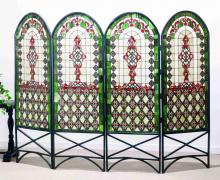 Meyda Tiffany 48808 - 80" Wide X 58" High Quatrefoil Classical Room Divider