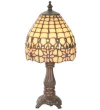 Meyda Tiffany 49190 - 13"H Victorian Flourish Mini Lamp