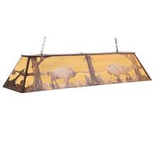 Meyda Tiffany 67749 - 61"L Buffalo Oblong Pendant