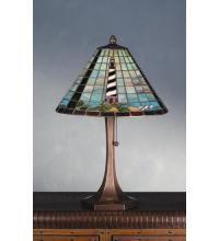 Meyda Tiffany 69409 - 21"H The Lighthouse on Cape Hatteras Table Lamp