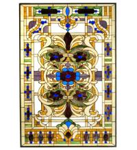 Meyda Tiffany 71888 - 32"W X 48"H Estate Floral Stained Glass Window