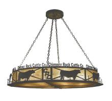 Meyda Tiffany 73485 - 60"L Personalized Chimney Rock Inverted Pendant