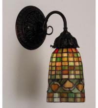 Meyda Tiffany 74049 - 5.5"W Tiffany Acorn Wall Sconce