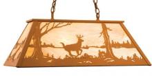 Meyda Tiffany 78016 - 72" Long Deer at Lake Oblong Pendant