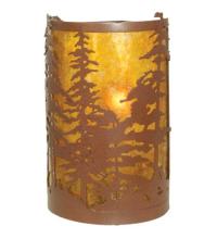 Meyda Tiffany 81808 - 6"W Tall Pines Corner Wall Sconce