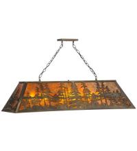 Meyda Tiffany 81888 - 48"L Tall Pines Oblong Pendant