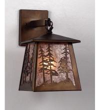 Meyda Tiffany 82114 - 7"W Tall Pines Hanging Wall Sconce