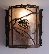 Meyda Tiffany 82134 - 6.5" Wide Whispering Pines Wall Sconce