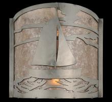 Meyda Tiffany 82563 - 12" Wide Sailboat Wall Sconce