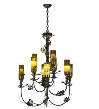 Meyda Tiffany 82695 - 34"W Tuscan Vineyard 9 Arm Wine Bottle Chandelier