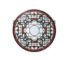 Meyda Tiffany 99020 - 20"W X 20"H Tulip Bevel Medallion Stained Glass Window