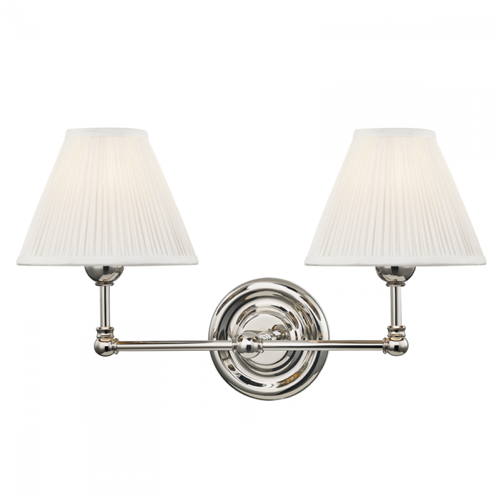 2 LIGHT WALL SCONCE