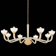 Hudson Valley Orange 3308-AGB - St. Lawrence Chandelier