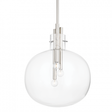 Hudson Valley Orange 3918-PN - 3 LIGHT PENDANT