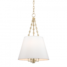 Hudson Valley Orange 6415-AGB - 4 LIGHT PENDANT