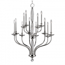 Hudson Valley Orange 6434-PN - 12 LIGHT CHANDELIER