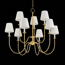 Hudson Valley Orange 6939-AGB - Amina Chandelier