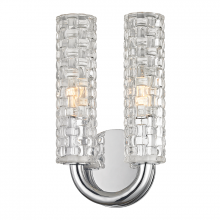 Hudson Valley Orange 8010-PN - 2 LIGHT WALL SCONCE