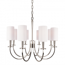 Hudson Valley Orange 8028-PN - 8 LIGHT CHANDELIER