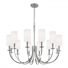 Hudson Valley Orange 8032-PN - 12 LIGHT CHANDELIER