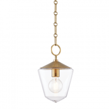 Hudson Valley Orange 8308-AGB - 1 LIGHT SMALL PENDANT