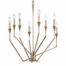 Hudson Valley Orange 8508-AGB - 8 LIGHT CHANDELIER