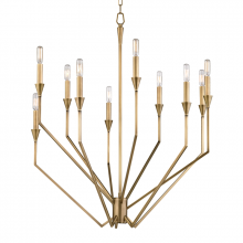 Hudson Valley Orange 8510-AGB - 10 LIGHT CHANDELIER