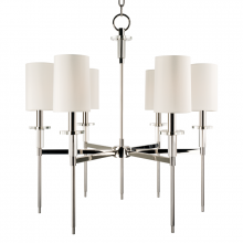 Hudson Valley Orange 8516-PN - 6 LIGHT CHANDELIER