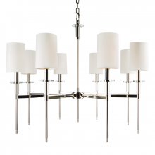 Hudson Valley Orange 8518-PN - 8 LIGHT CHANDELIER