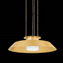 Hudson Valley Orange 8832-AGB - Woodrow Pendant