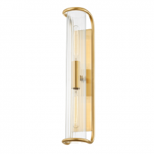 Hudson Valley Orange 8926-AGB - 2 LIGHT WALL SCONCE