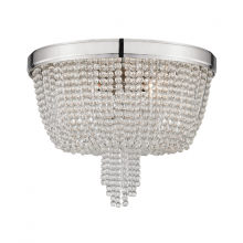 Hudson Valley Orange 9008-PN - 4 LIGHT FLUSH MOUNT