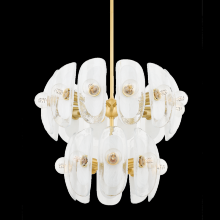 Hudson Valley Orange 9131-AGB - 20 LIGHT CHANDELIER