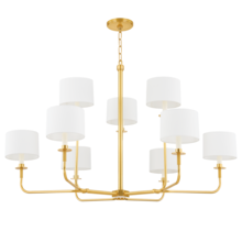 Hudson Valley Orange 9148-AGB - Paramus Chandelier