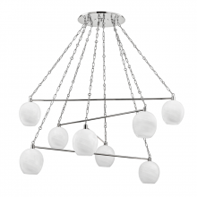 Hudson Valley Orange 9155-PN - 8 LIGHT CHANDELIER